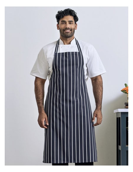 PRE-PR110-Striped Bib Apron 2